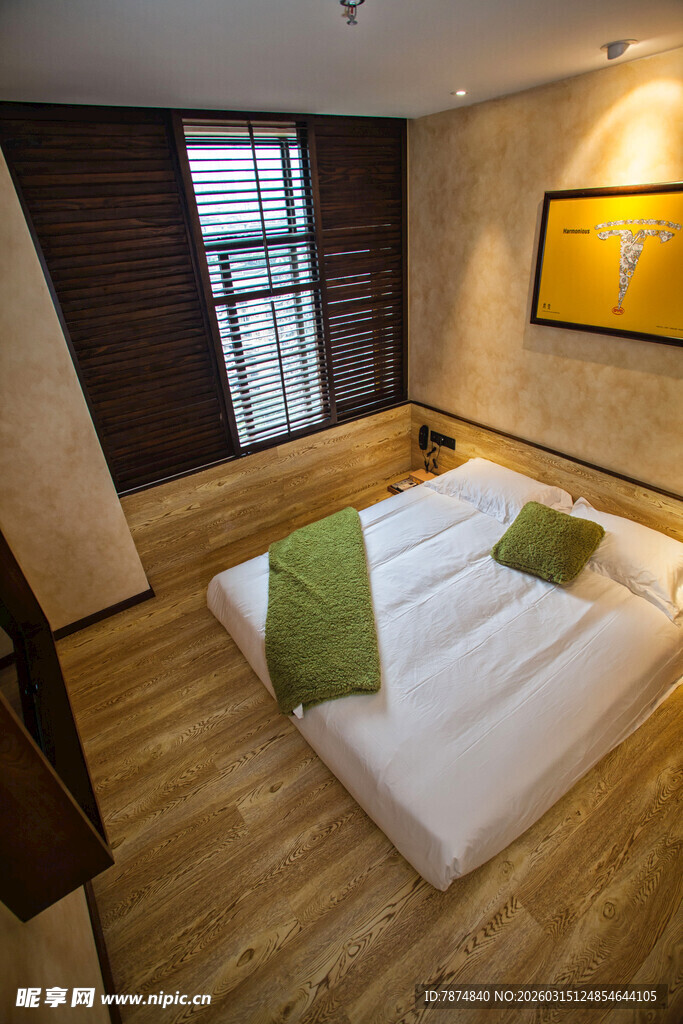 日式简约风卧室温馨场景