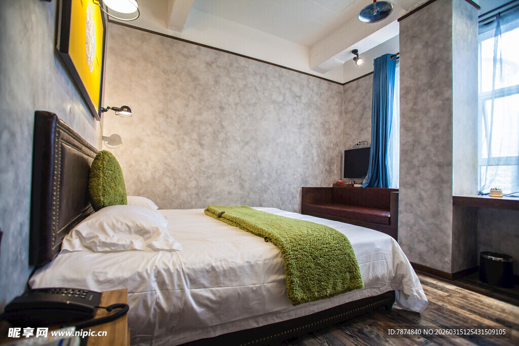 温馨现代风格卧室场景