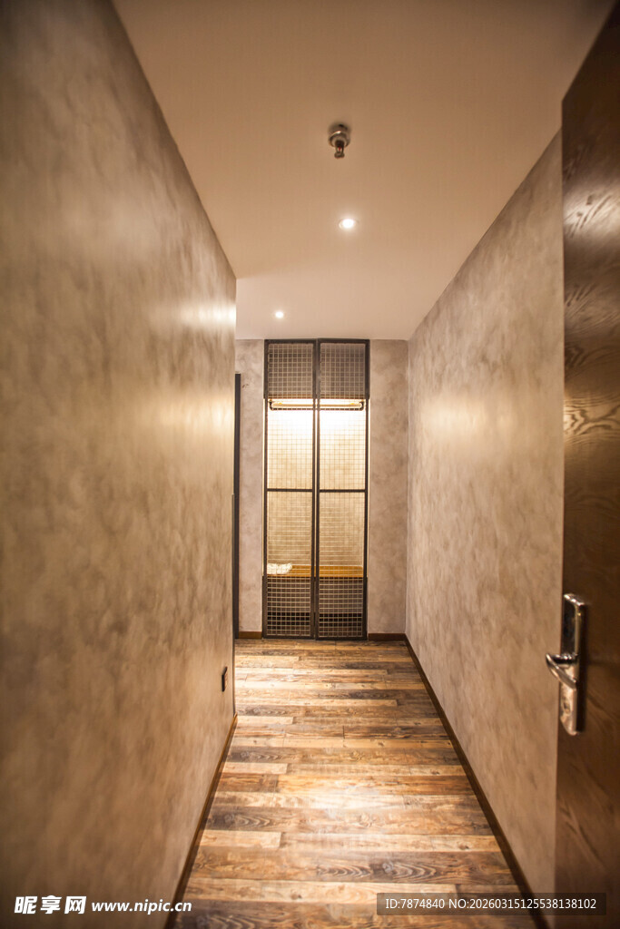 现代简约风走廊过道设计