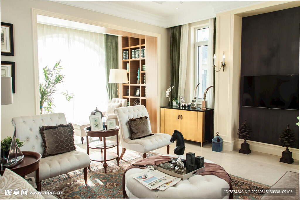 现代简约风温馨客厅一角