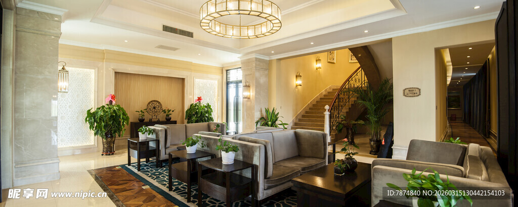 豪华客厅室内装饰展示