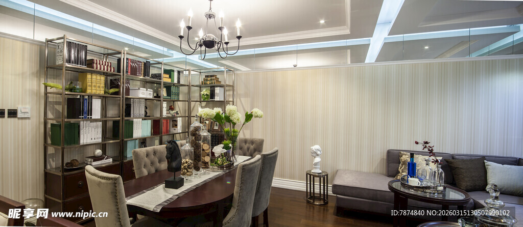 现代简约风格的客厅空间