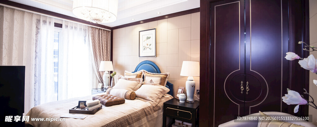 豪华温馨的室内家居场景