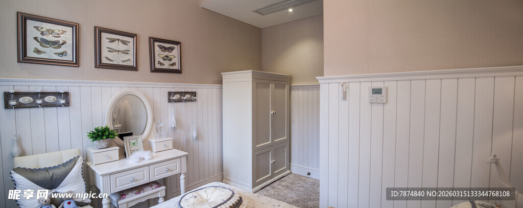 温馨卧室室内布置场景