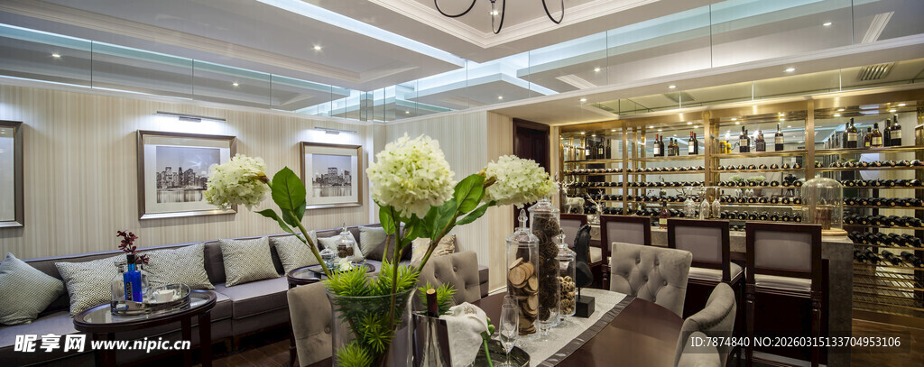 现代豪华客厅室内装饰