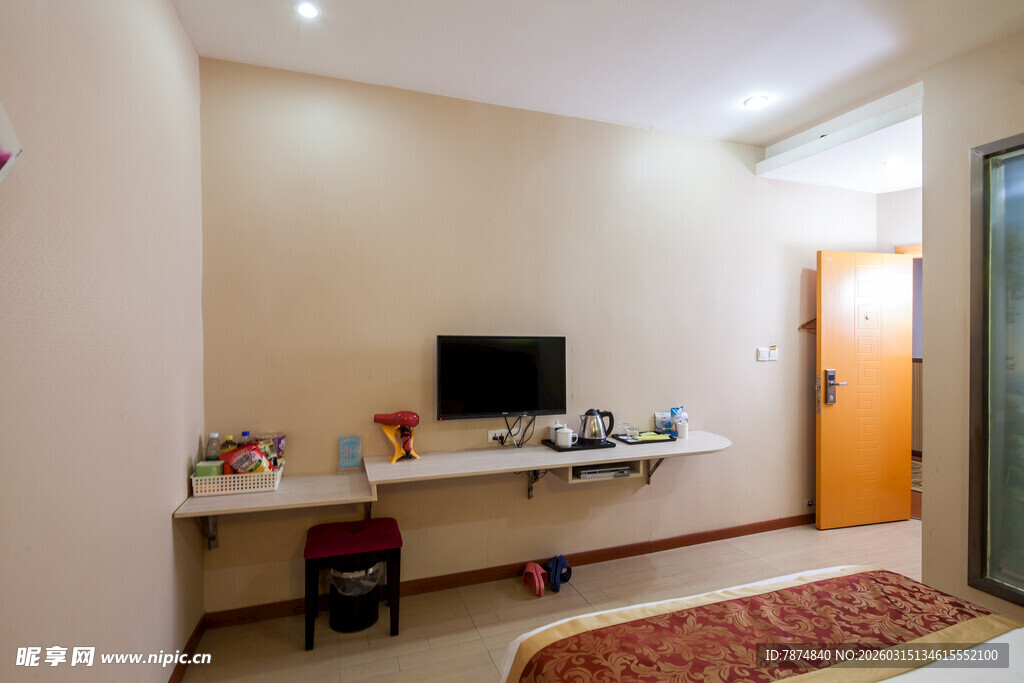 简约温馨卧室室内场景