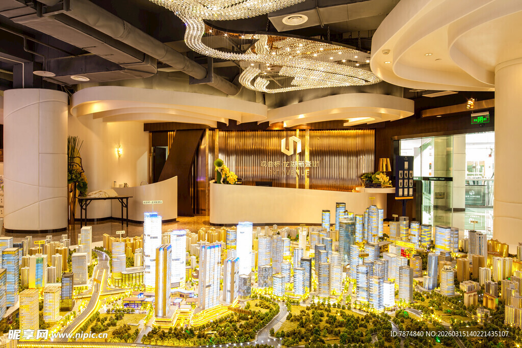 精致建筑模型展示空间