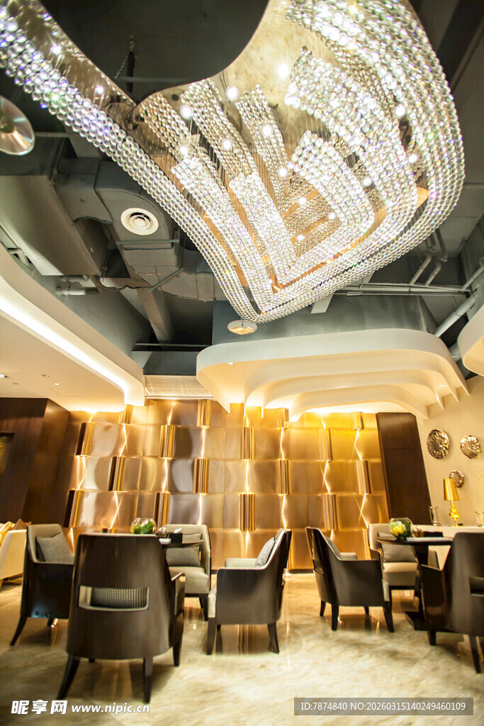 豪华现代风格室内休息区