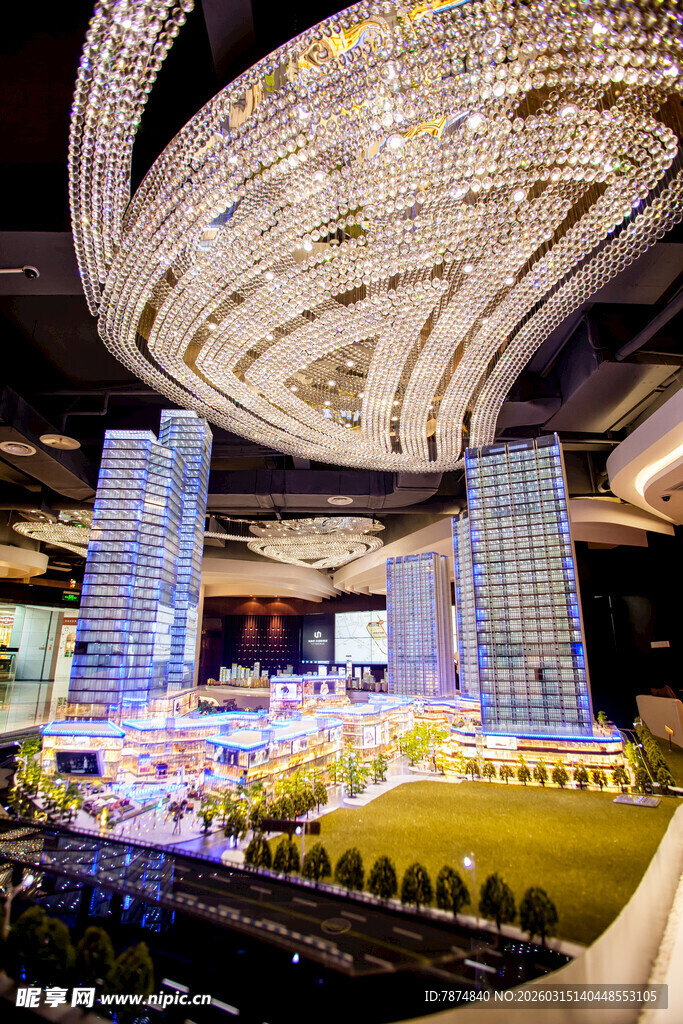 城市建筑景观模型展示