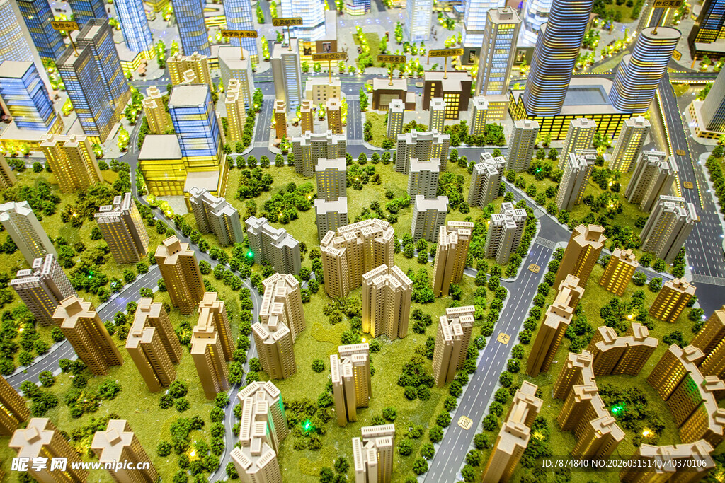 乐高搭建的繁茂森林景观