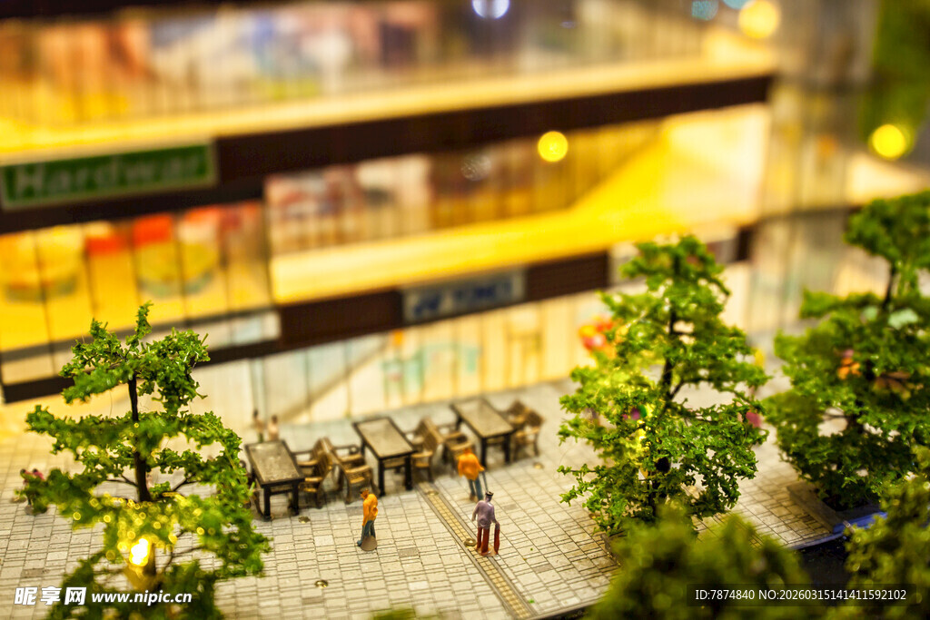 微缩城市景观模型