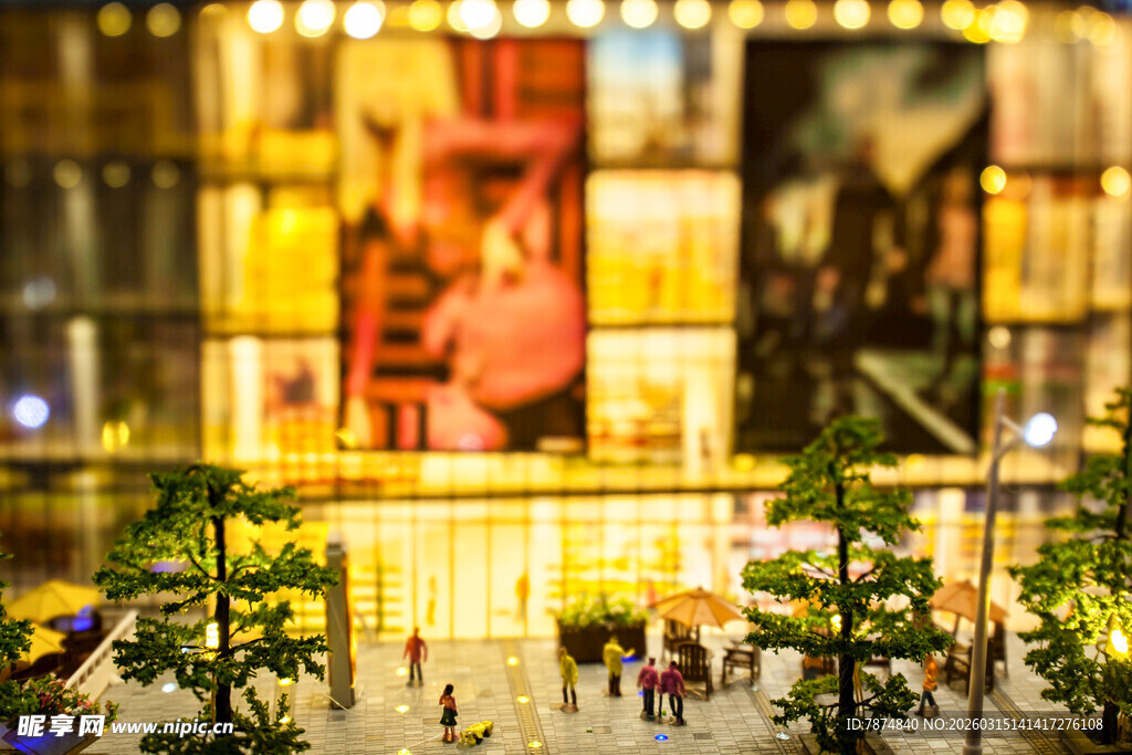 精致微缩景观场景展示