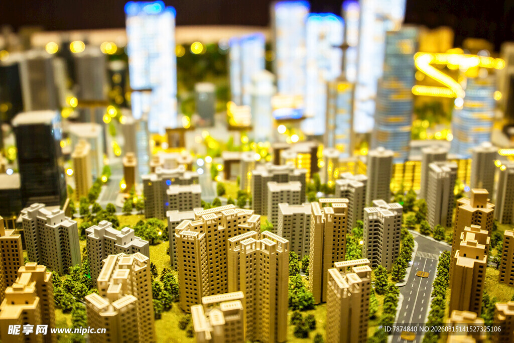 城市建筑模型景观展示