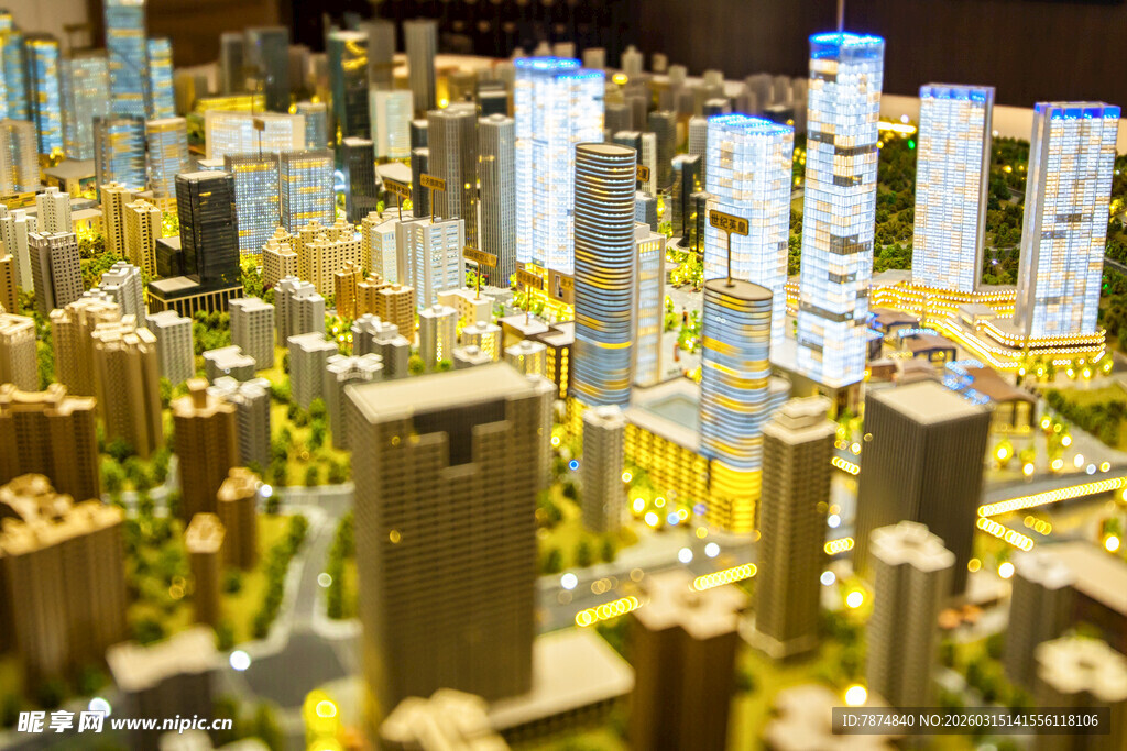 城市建筑模型景观