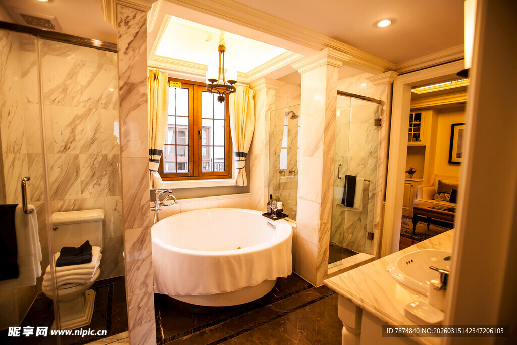 豪华欧式风格浴室展示