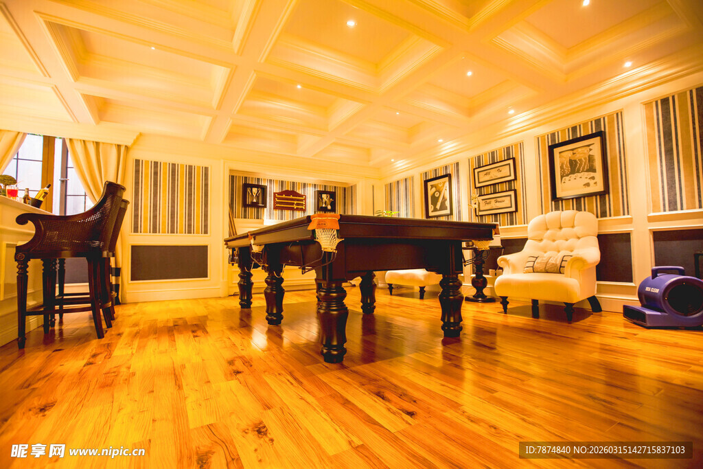 豪华典雅的室内钢琴演奏空间