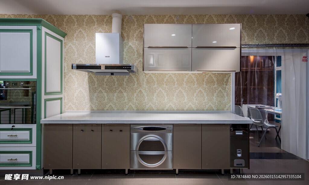 现代简约风格厨房场景