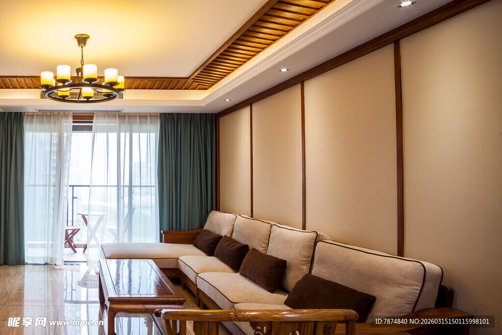 中式风格客厅温馨场景