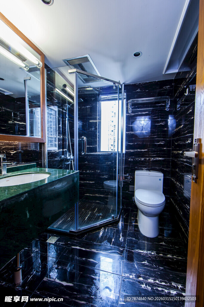 现代豪华浴室室内设计