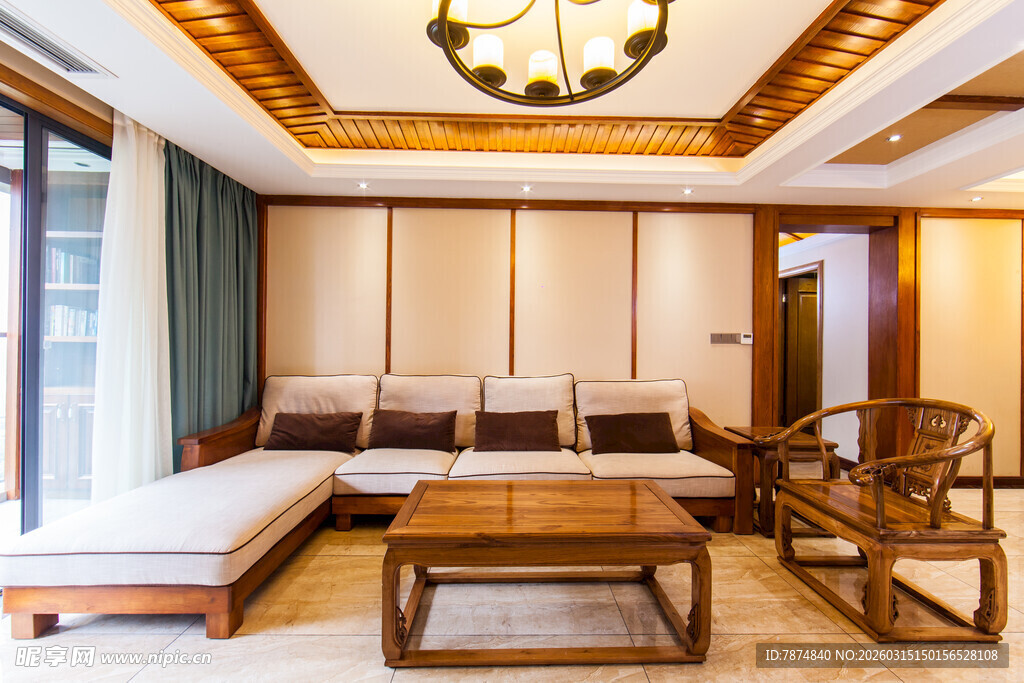 中式风格客厅温馨场景