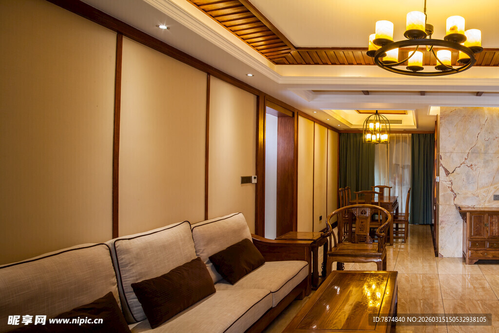 豪华客厅室内优雅装修风格