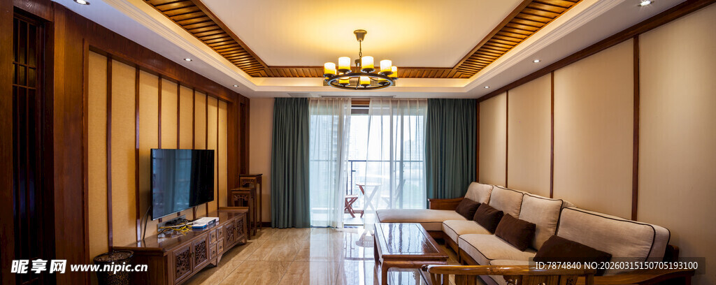 现代中式风格客厅展示