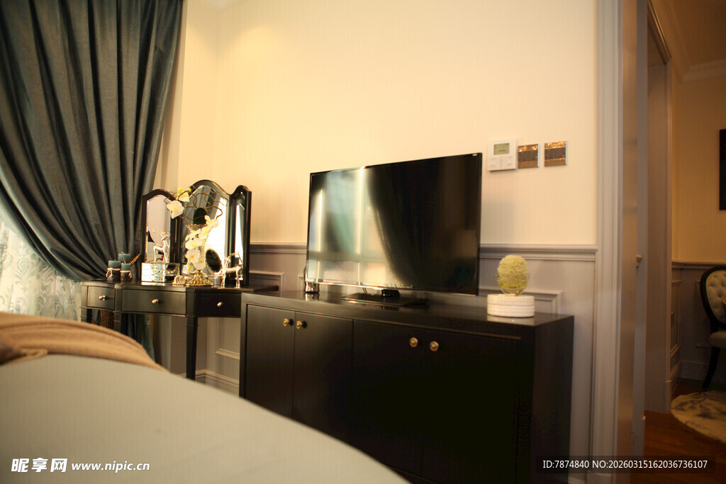 现代简约风格卧室一角