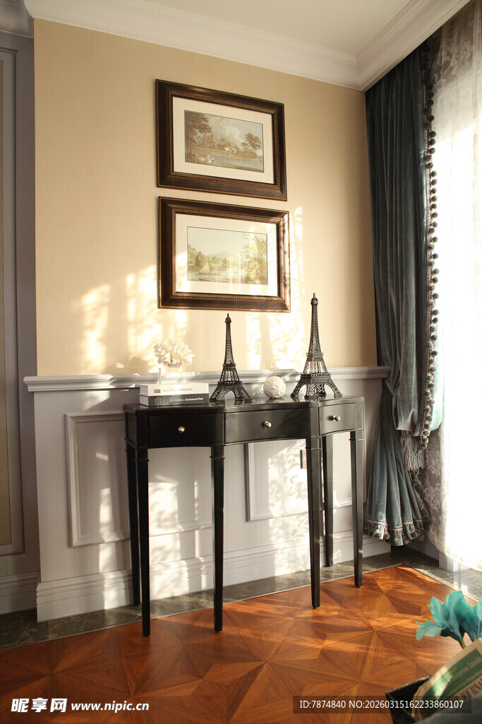 简约客厅角落装饰场景