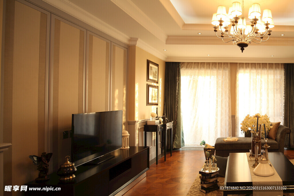 现代奢华客厅家居场景