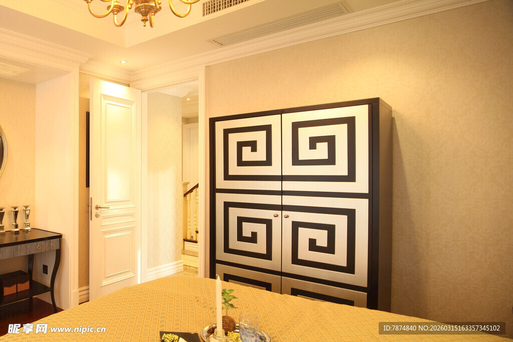 现代简约风格的室内一角