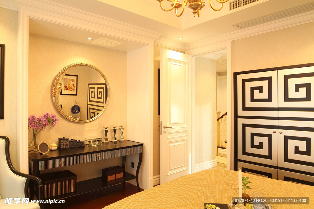 中式典雅客厅一角