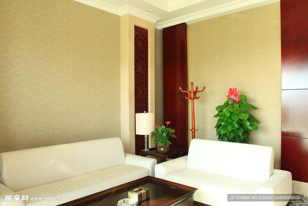 简约温馨客厅室内场景