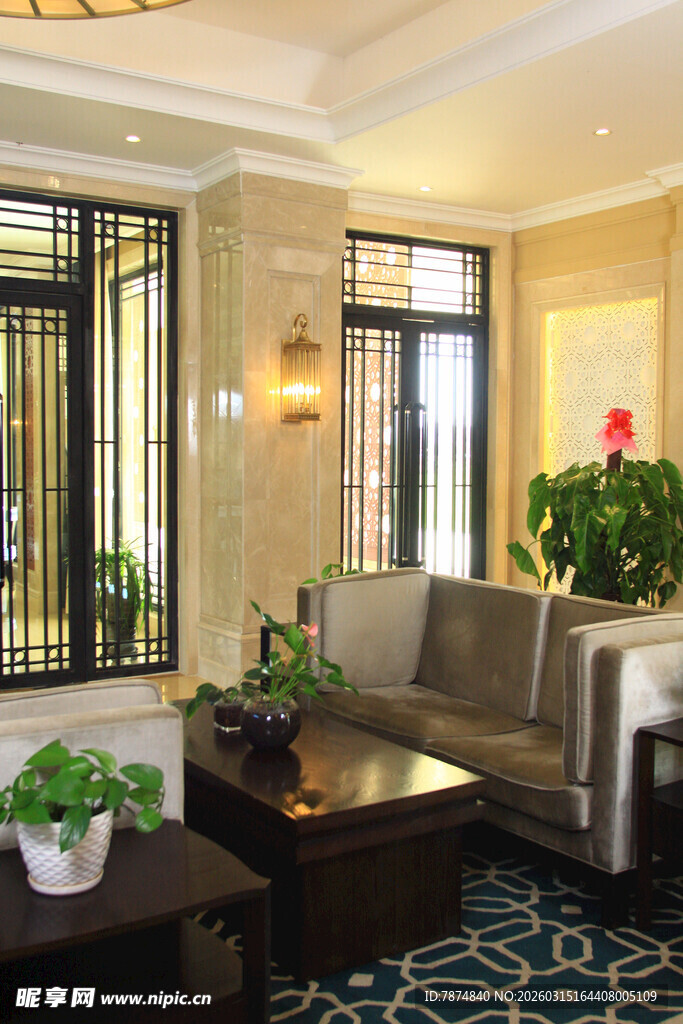 豪华客厅室内精致装饰