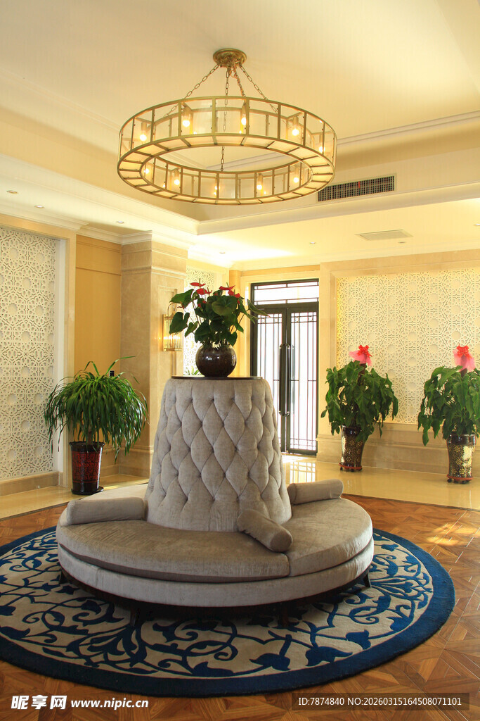 豪华大厅室内装饰景观