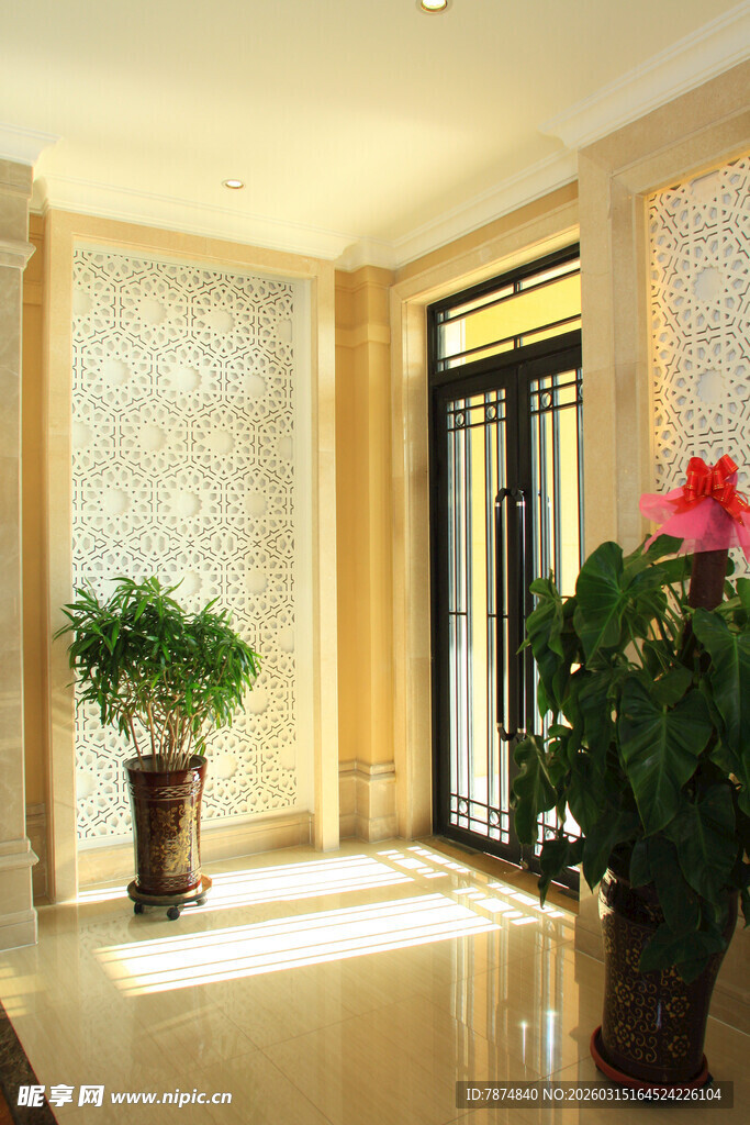 优雅入户花园室内景观