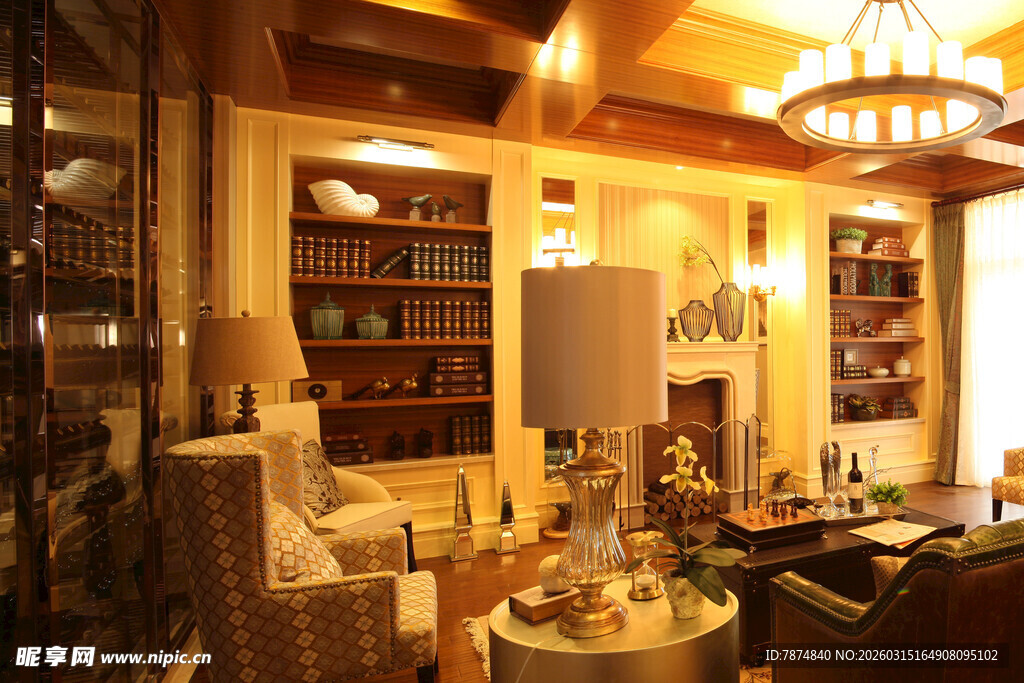 温馨典雅的客厅家居场景