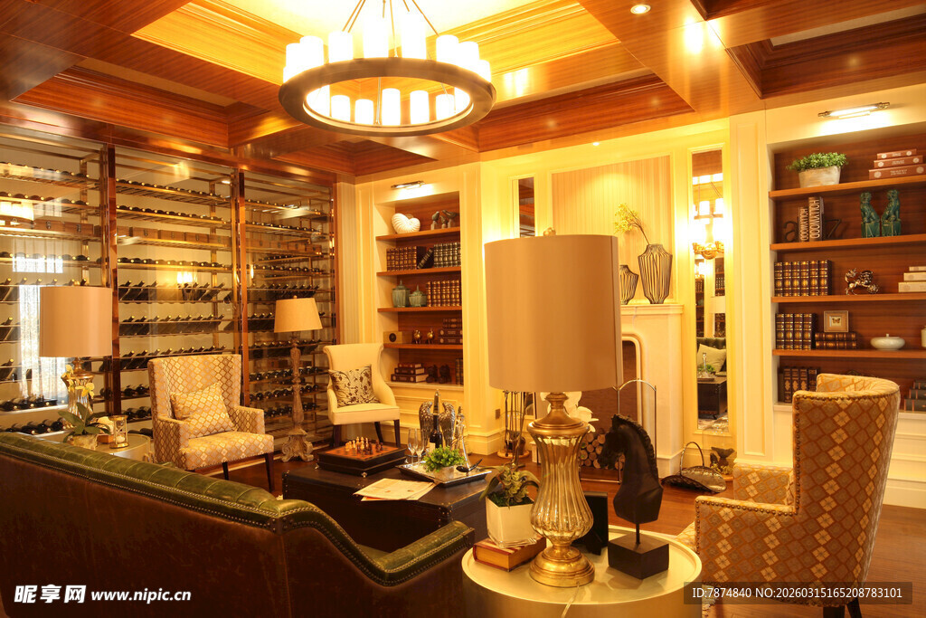 豪华书房 尽显典雅与格调