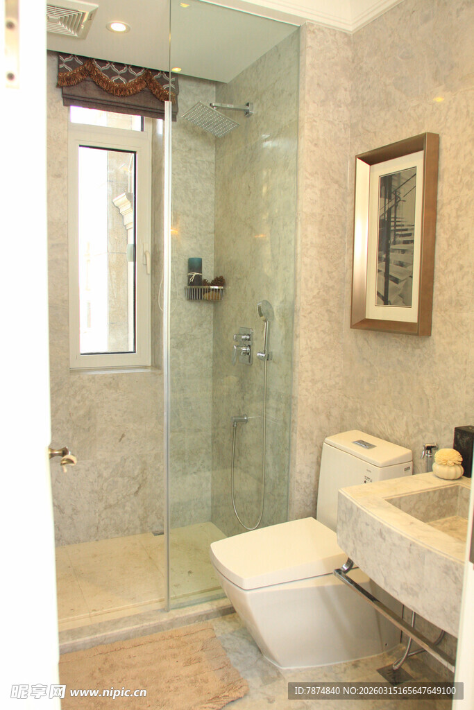 现代简约风卫生间设计