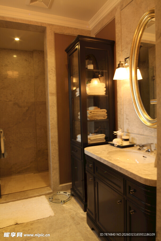 豪华现代风格浴室设计