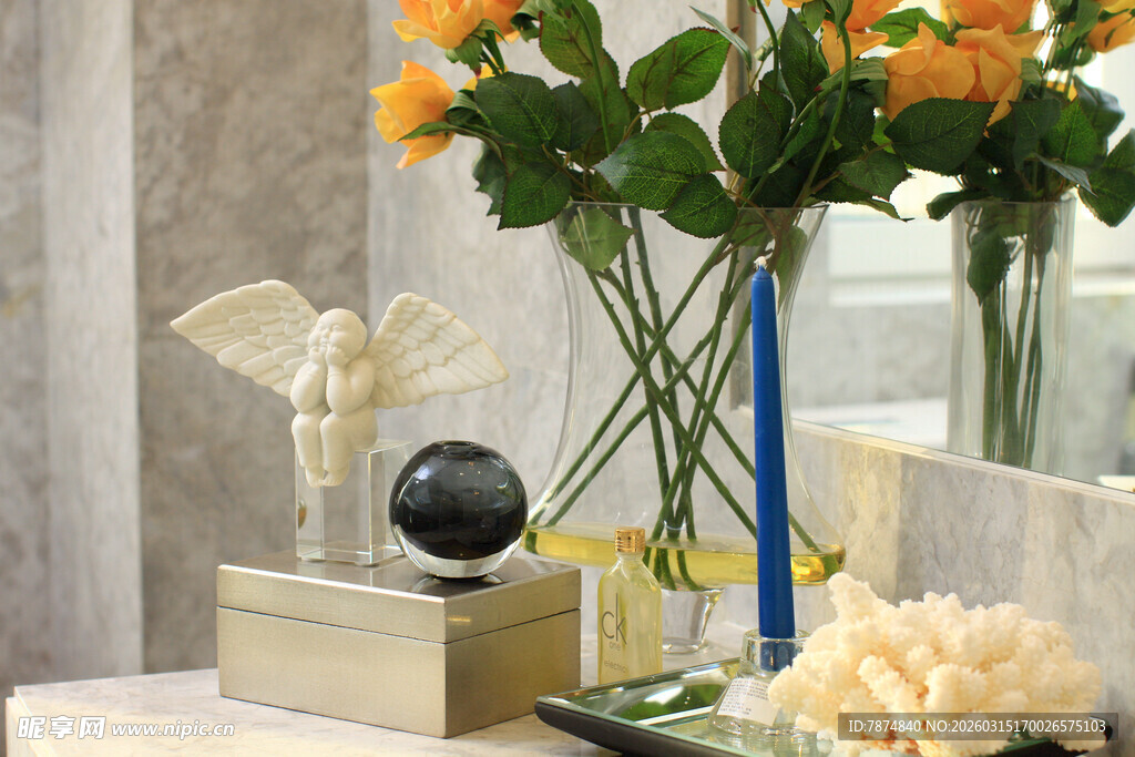 精致插花摆件家居装饰