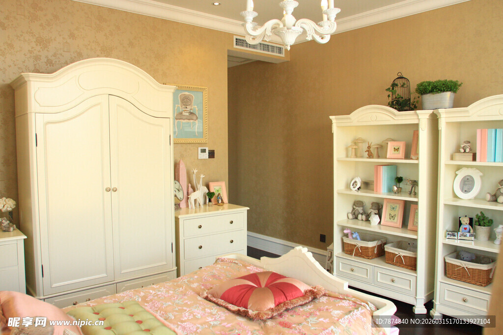 温馨儿童房布置展示