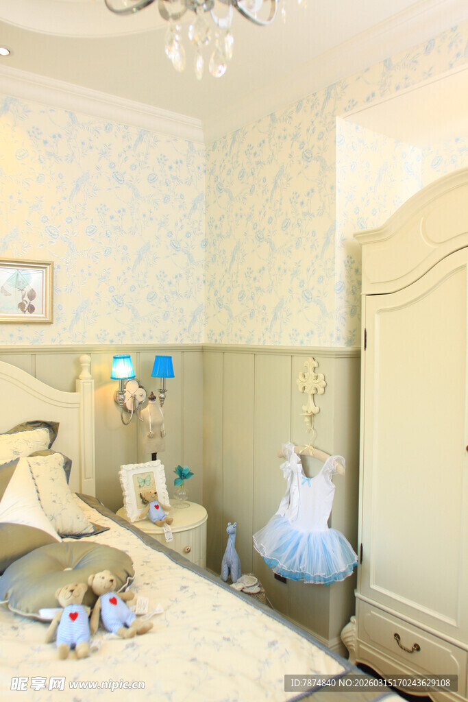 温馨儿童房布置展示