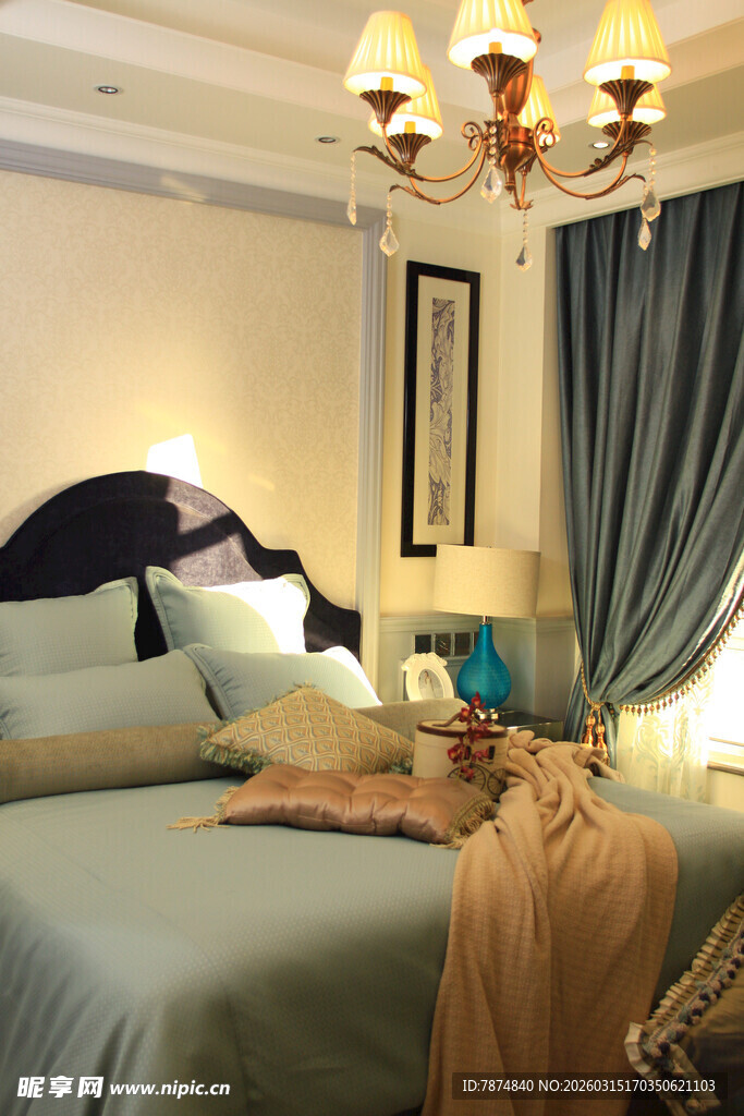 温馨卧室室内软装展示