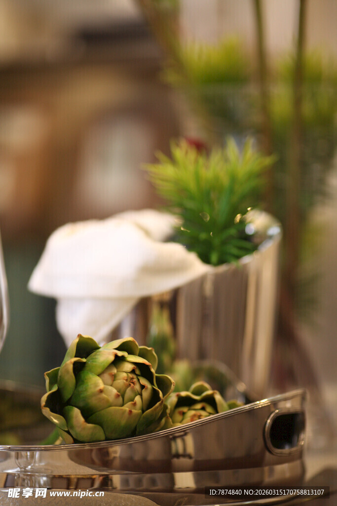 精致绿植艺术摆件