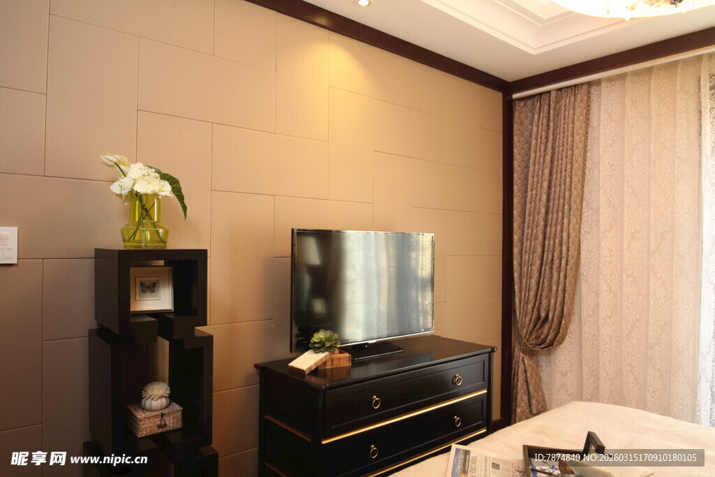 现代简约风卧室一角