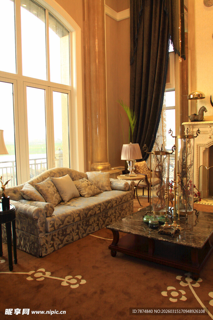 豪华客厅室内装饰展示