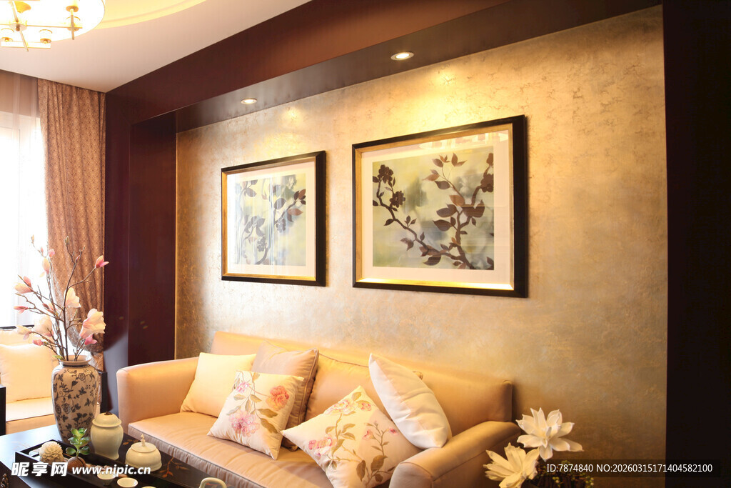 温馨客厅装饰展示