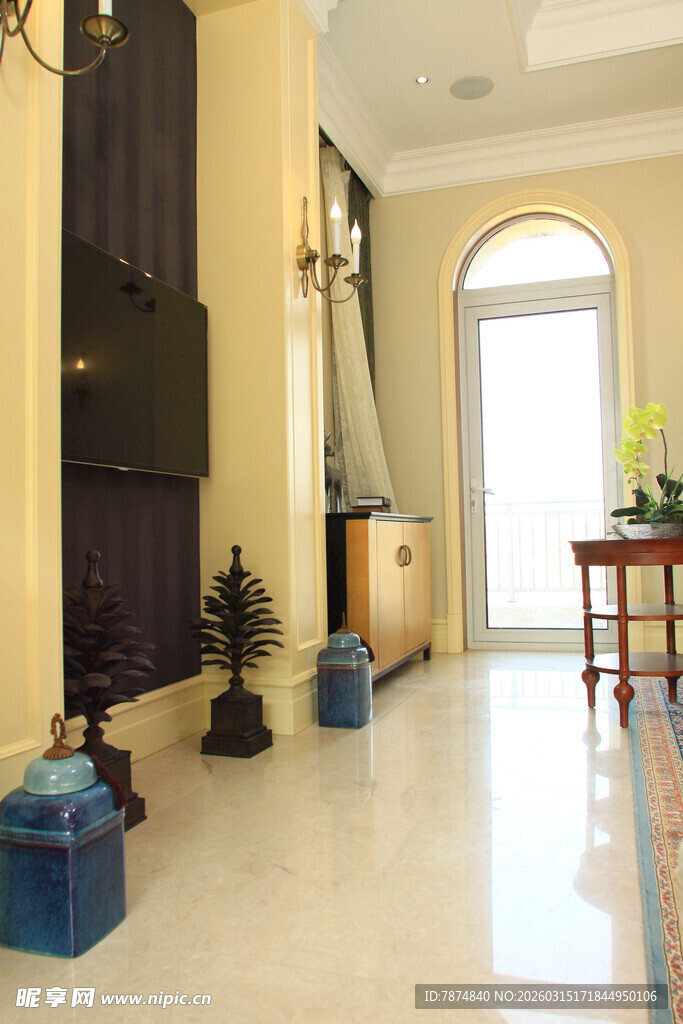 中式典雅客厅室内景致