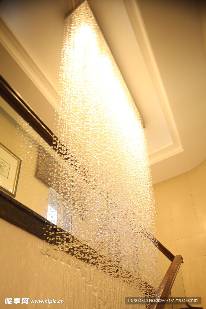 现代风格水晶装饰玄关