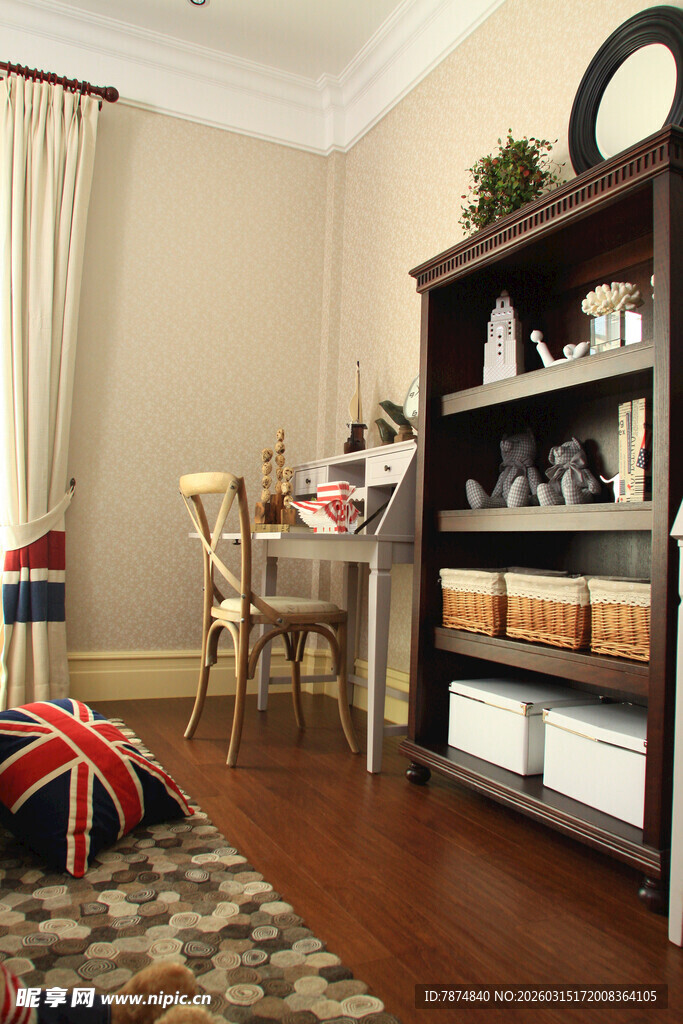 温馨复古风家居一角